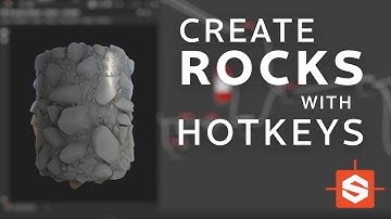 Quickly Create Stylized Rocks with Hotkeys in Substance Designer