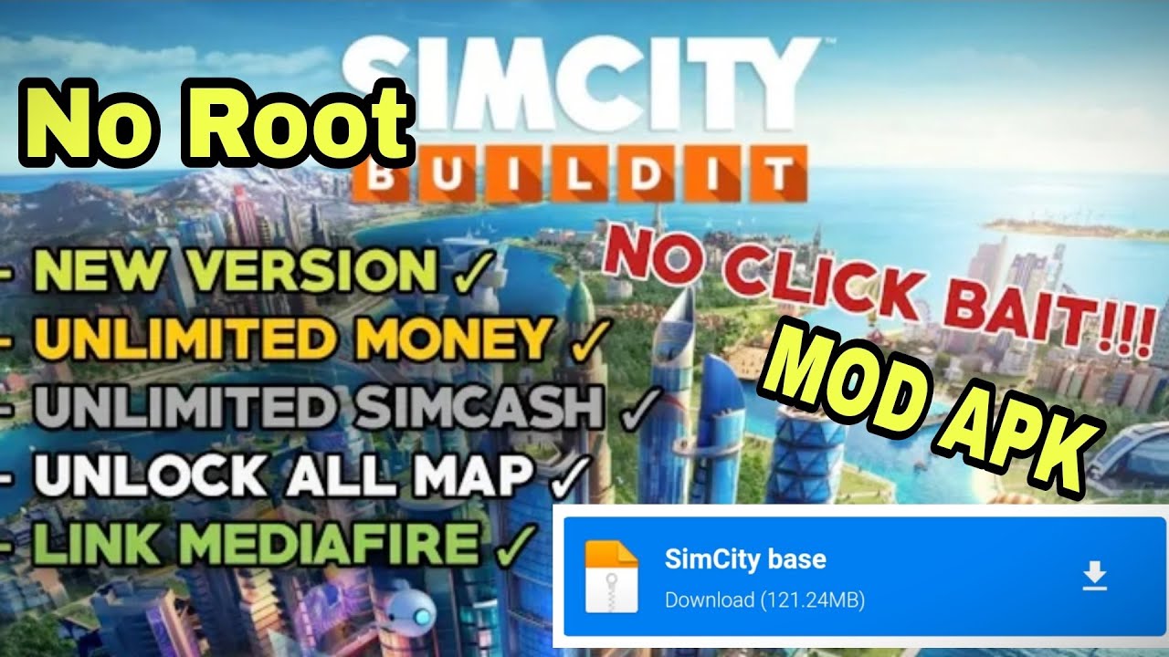 (No Root) SimCity buildit Mod apk tutorial How to hack SimCity