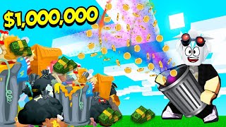 ЗАРАБОТАЛ 000,000 ДОЛЛАРОВ СОБИРАЯ МУСОР В РОБЛОКСЕ! ROBLOX Garbage Collector Simulator, 1.