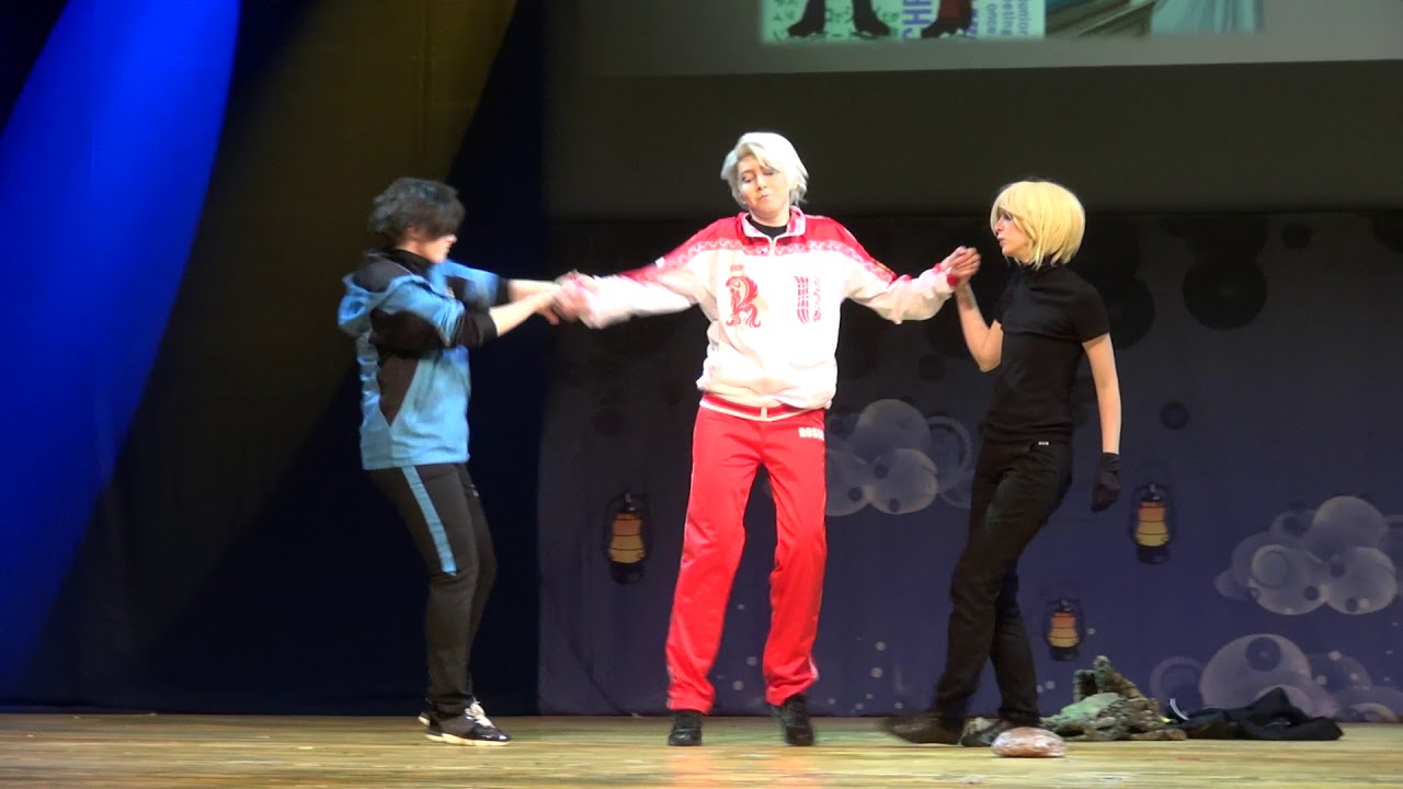 Сценка-Два Юрца,два кольца,посередине Виктор-Косбенд 