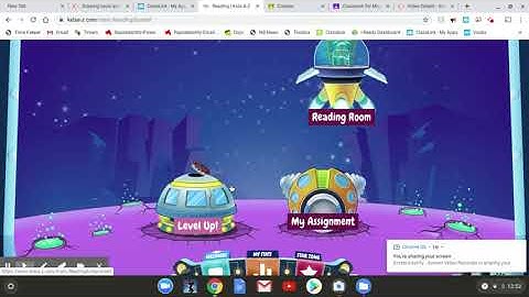 Student view of how to use Raz Kids