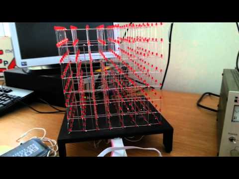 Raspberry Pi LED Cube - first tests