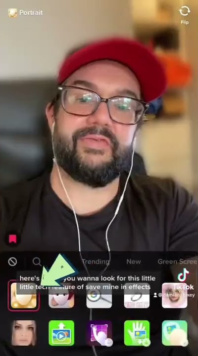 Blur background in #TikTok