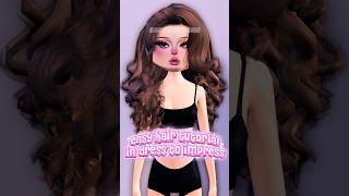 *EASY* HAIR COMBO TUTORIAL IN DRESS TO IMPRESS! || #dresstoimpress #dti #roblox #dtihacks