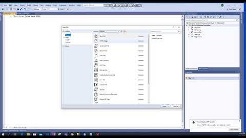 Visual Studio 2019 - Create A Text File / Create A HTML File
