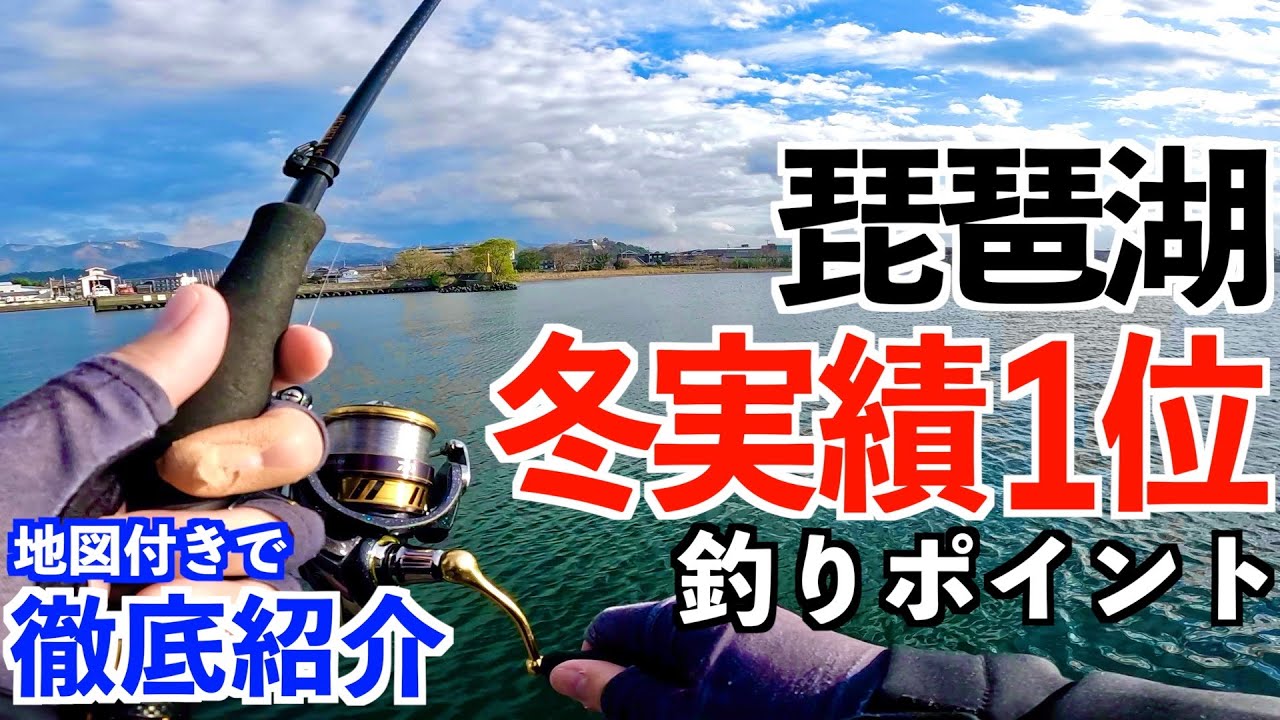 【琵琶湖バス釣り】彦根港を徹底解説！厳しい冬に釣れる実績がある人気釣りポイントを地図付きで徹底解説！