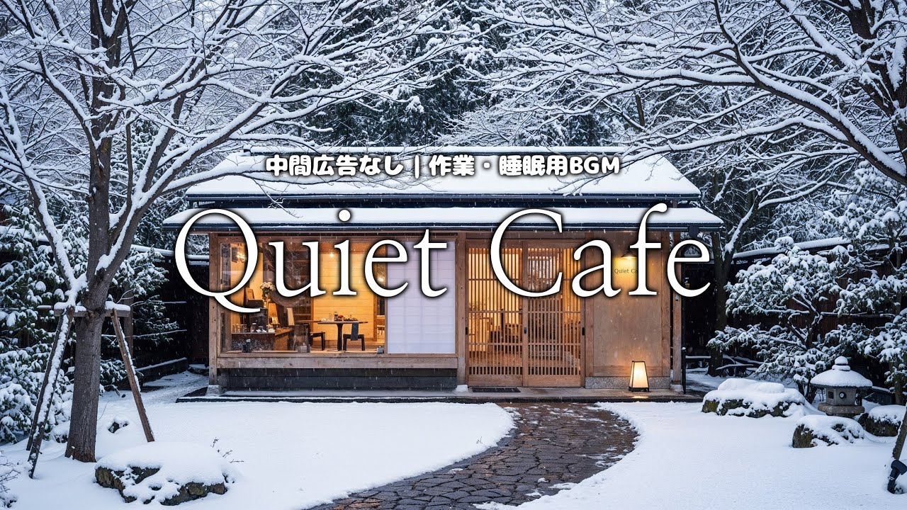 🎧[途中広告なし] 雪降る森のカフェ、あなたを邪魔しない静かなプレイリスト [playlist]