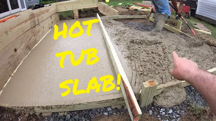 Pouring A Concrete Slab For a Hot Tub and Building A Deck Around It