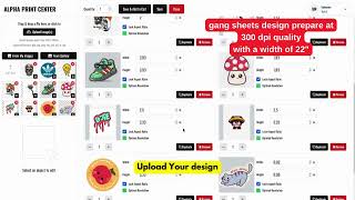 Easily Design Your DTF Gang Sheet at Alpha Print for completely FREE! (Step-by-Step Tutorial)