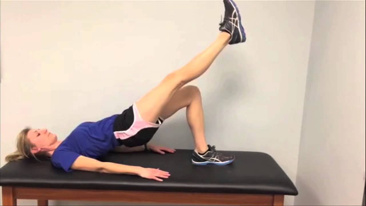 Exercise for Runners and Walkers Bridge with Knee Extension YouTube