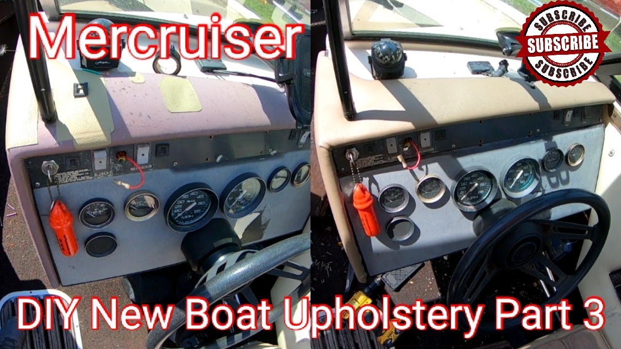 DIY Boat Upholstery Part 3 YouTube