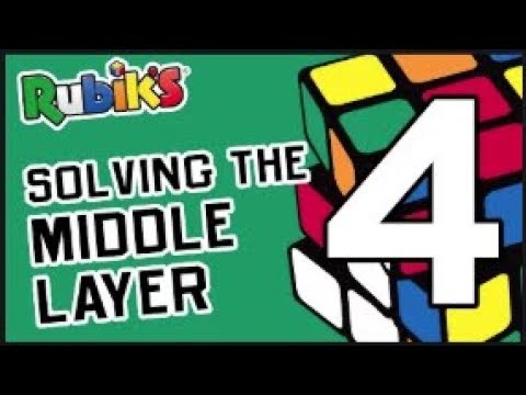 Stage 4: Solving the 3x3 Rubik's Cube (Middle Layer) - YouTube