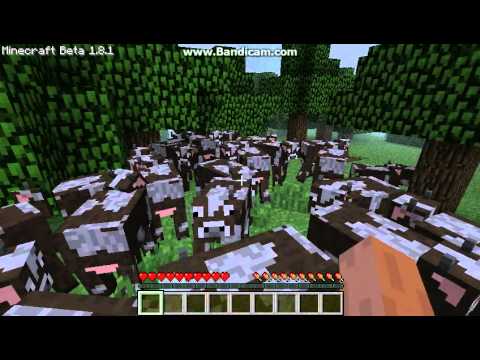 Cow Spawn 100 In Minecraft - YouTube