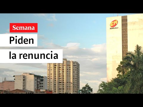 Sindicato de Emcali llegó hasta la Alcaldía para pedir renuncia de Jorge Iván Ospina | Videos Semana