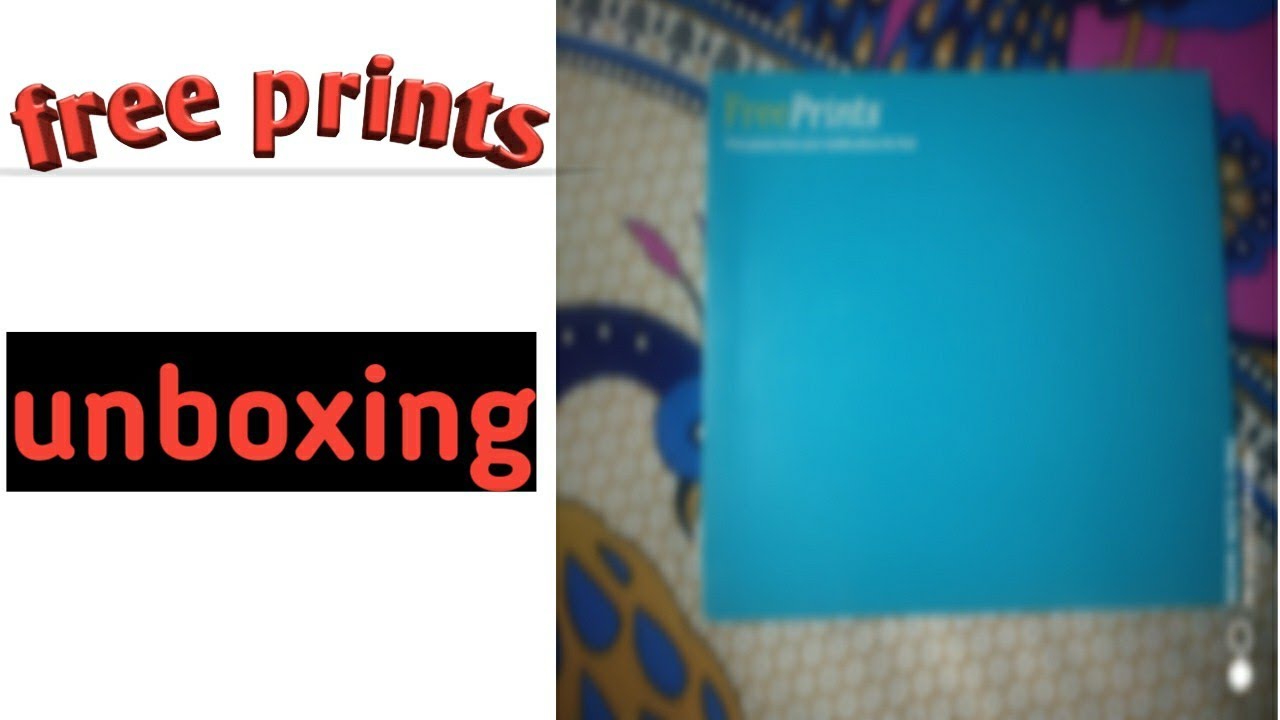 Freeprints unboxing video / unboxing of freeprints /