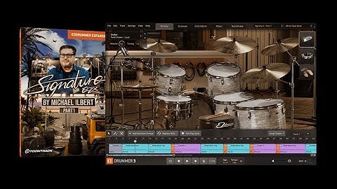 Signature EZD part 1 for Ezdrummer 3 Pink Sparkle Alt 1 kit test