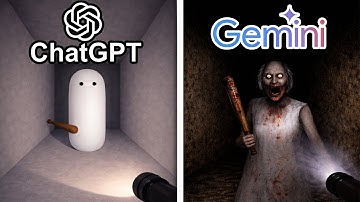 CHATGPT vs GEMINI Make Granny Horror Game From Zero