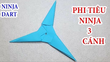 Cách gấp phi tiêu Ninja 3 cánh cực dễ | How to make a paper Ninja 3 star #45