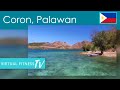 Rowing Machine Scenery  - Corals Gardens and Tropical beaches in Palawan - The Philippines