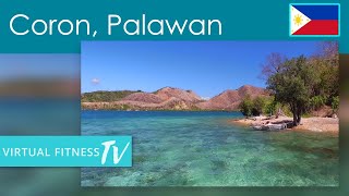 Rowing Machine Scenery  - Corals Gardens and Tropical beaches in Palawan - The Philippines screenshot 2