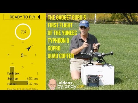 Yuneec Typhoon G GoPro Quad Copter Drone - The Gadget Guru First Flight Review