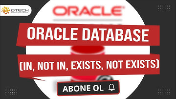 SQL Giriş - 12 (IN, NOT IN, EXISTS, NOT EXISTS)
