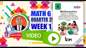 Math 6 Quarter 3 Week 1: Plane Figures and Solid Figures I by Teacher Jem Rymon