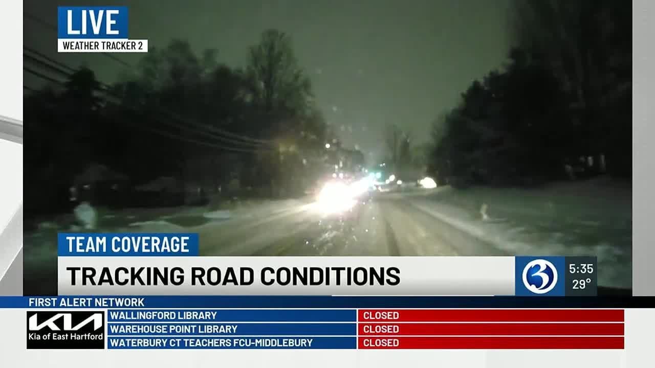 Tracking road conditions on backroads - YouTube