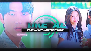 +3 TIKTOK STYLE EDIT PRESETS IN ALIGHT MOTION [QR CODE + XML] 