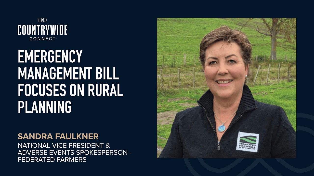 Sandra Faulkner - Emergency Management Bill focuses on rural planning