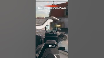 Meet The *TOP* Female Player in Vondel MW2 #shorts