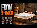 FDW 5 Inch Gel Memory Foam Mattress Medium Firm Review