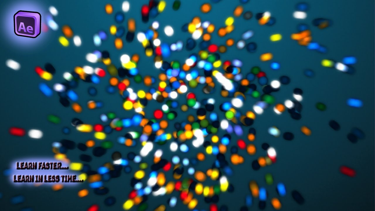 Create particle logo Animation In After Effects Without plugins - YouTube