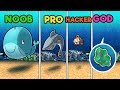 Minecraft - UNDERWATER HIDE AND SEEK! (NOOB vs PRO vs GOD vs HACKER)