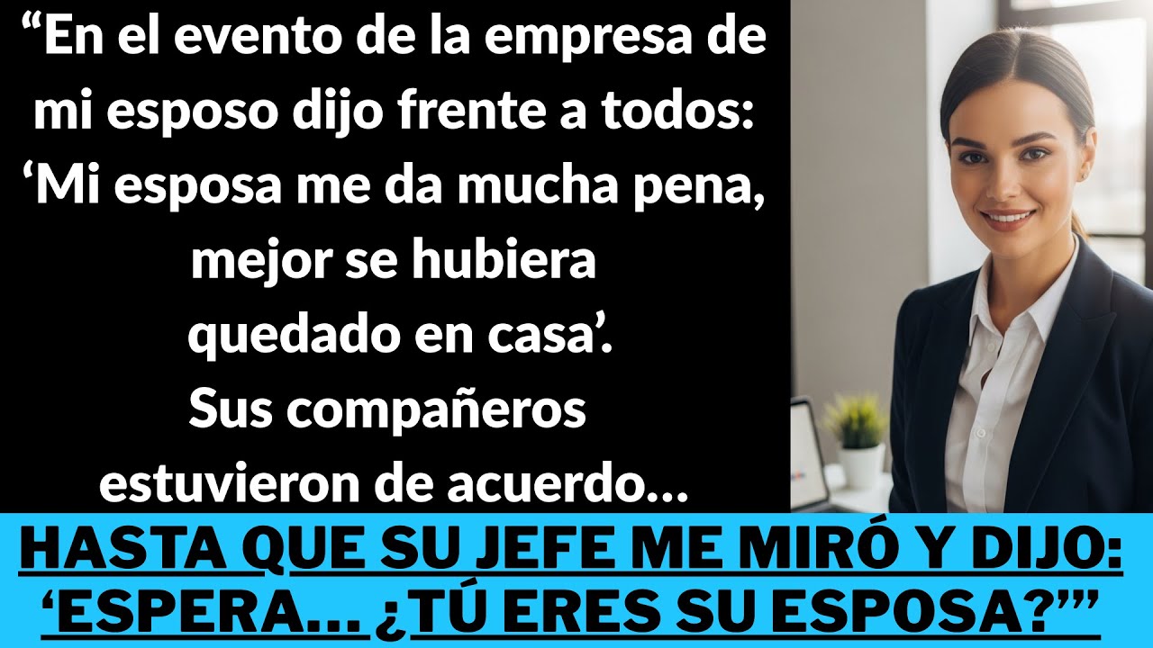Mi esposo se burló de mí… y su jefe escuchó”