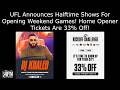 UFL Announces Halftime Shows For Opening Weekend Games! Home Opener Tickets Are 33% Off!