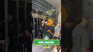 É COPA! Aquela energia boa para a Seleção Brasileira antes da partida contra o Haiti. Imagens: CBF