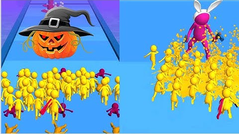 Join clash 3D- All Level gameplay walkthrough ( ios,android) part- 42 || level 366 to 370