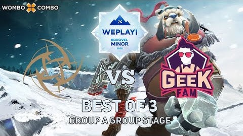 Geek Fam vs NIP (BO3) Game 1 | GROUP STAGES | WePlay! Bukovel Minor 2020