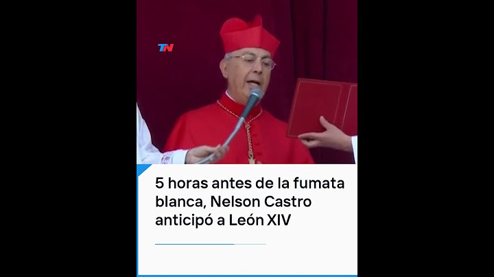 5 horas antes de la fumata blanca, Nelson Castro anticipó a Robert Prevost, papa León XIV