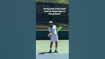 Helpful trick to get more forehand topspin.