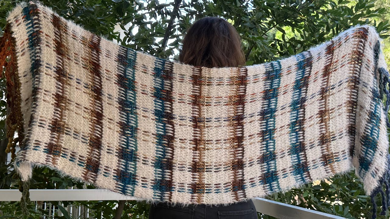 Бохо и Рустик стиль 💫 Вязаный крючком шарф и шаль #вязанье #diy #boho #шарф