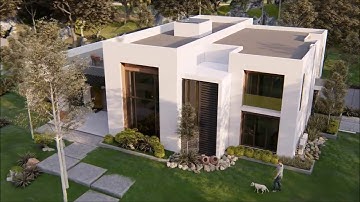 Modern Farmhouse Using Lumion Walkthrough rendering