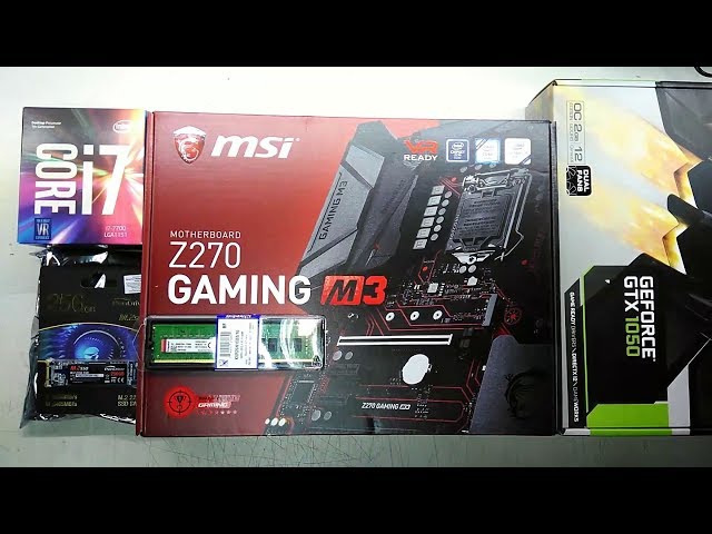 intel Core i7 7700 msi Z270 GAMING M3 GEFORCE GTX 1050 2018 GAMING