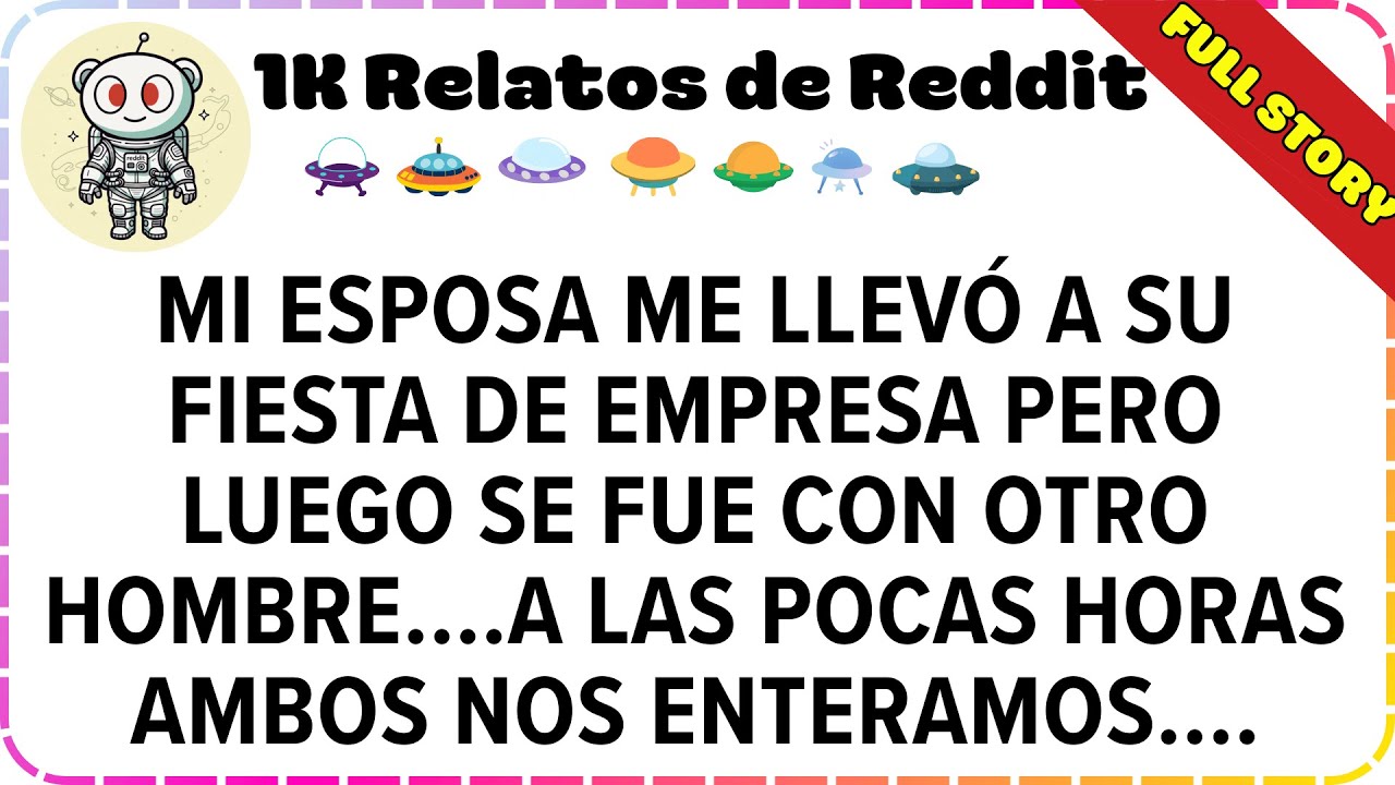 Mi esposa me llevó a su fiesta de empresa pero luego se fue con otro hombre....