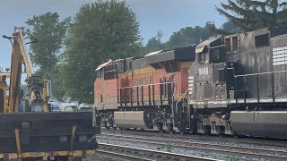 K5HLB! BNSF 8052 Leads NB Manifest On 7/19/22!