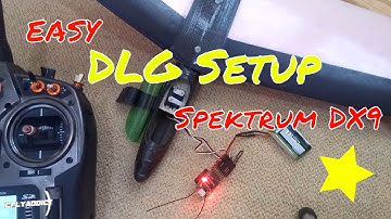 Spektrum DX6 DX7 DX8 DX9 DX18 DLG glider Setup Explained | RcFlyAddict