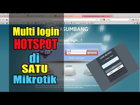 2 Tampilan Login Hotspot di 1 Mikrotik di 2 Interface