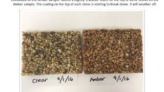 Gravel-Lok Amber vs Clear - UPDATED JAN. 2019