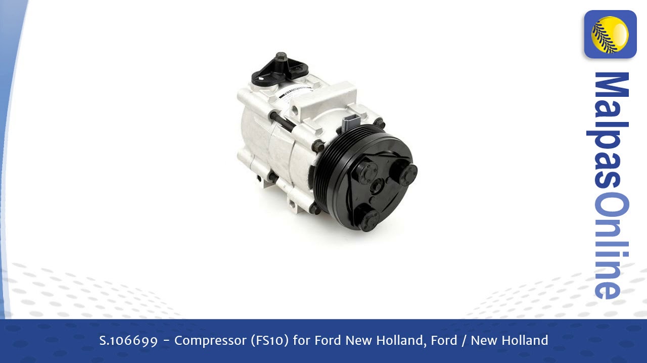 S.106699 Compressor (FS10) for Ford New Holland (82001879) | UK 